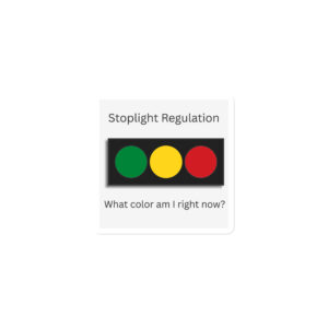 Stoplight Regulation Magnet for Kids | Autism & ADHD Calm Down Tool