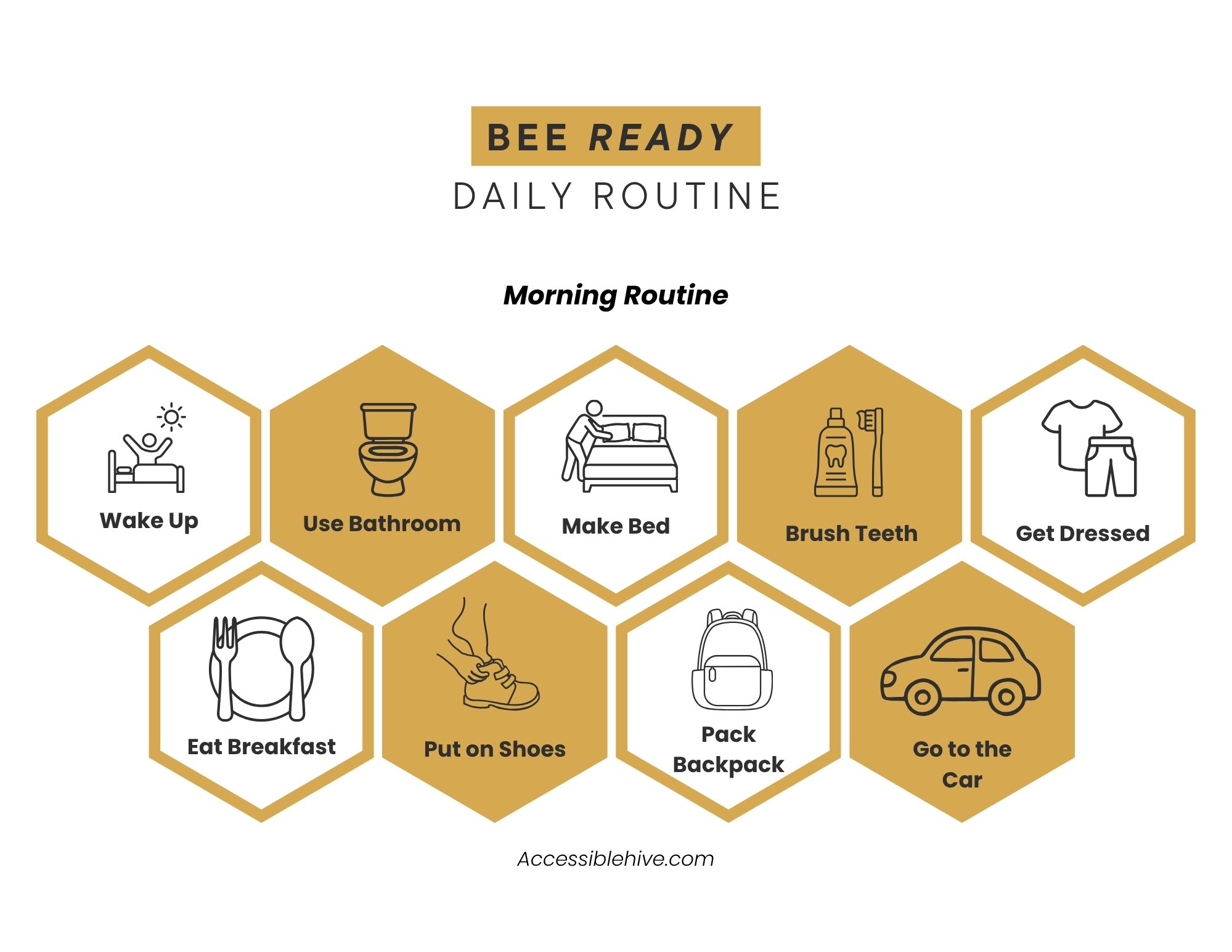 Morning Routine printable preview