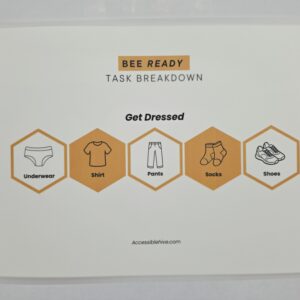 Get Dressed Visual Routine | Laminated Task Breakdown for Kids