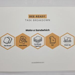 Make a Sandwich Visual Routine | Laminated Task Breakdown for Kids